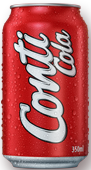 Lata Conti Cola original.